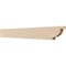Ekena Millwork 2in. W x 4in. H x 32in. L Alpine Woodgrain TimberThane Rafter Tail, Primed Tan RFTUR02X04X32ALPRCPR - alternate 1